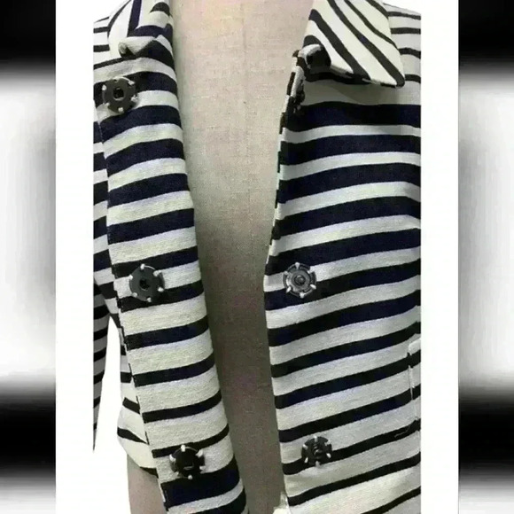 Brooks brothers 346 navy white blazer size 10 NWOT - Picture 8 of 15